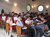 <p>gli studenti della Scuola Media di Itri alla presentazione dei progetti</p>